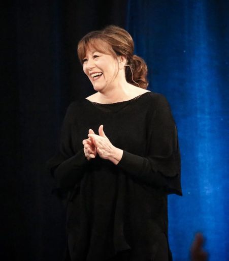 Esther Hicks.  Her husband Jerry has passed into non-physical.